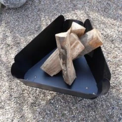 VASNER Merive M1 Feuerschale Niedrig Abgerundet Schwarz -Küchengrill sign garten terrasse mood3 1