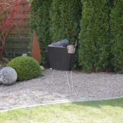 VASNER Merive M2 Feuerkorb Mittelhoch Abgerundet Schwarz 12 VASNER Merive M2 Feuerkorb Mittelhoch Abgerundet Schwarz -Küchengrill sign garten terrasse mood3