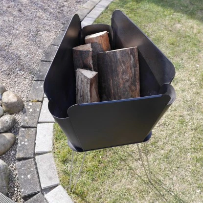 VASNER Merive M2 Feuerkorb Mittelhoch Abgerundet Schwarz 6 VASNER Merive M2 Feuerkorb Mittelhoch Abgerundet Schwarz – Bild 6