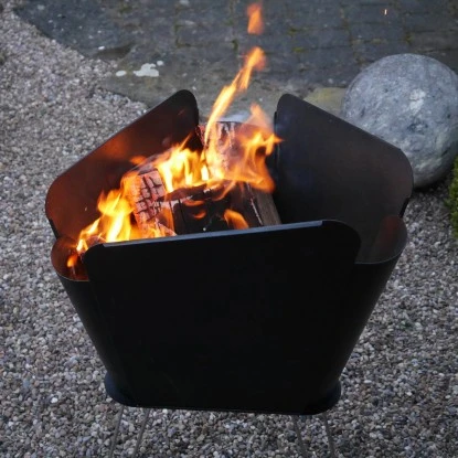 VASNER Merive M2 Feuerkorb Mittelhoch Abgerundet Schwarz 9 VASNER Merive M2 Feuerkorb Mittelhoch Abgerundet Schwarz – Bild 9