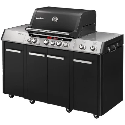 Enders Gasgrill Uniq Pro 3 IK Kitchen Cruster 120 Cm X 147 Cm Schwarz-Edelstahl 1 Enders Gasgrill Uniq Pro 3 IK Kitchen Cruster 120 Cm X 147 Cm Schwarz-Edelstahl